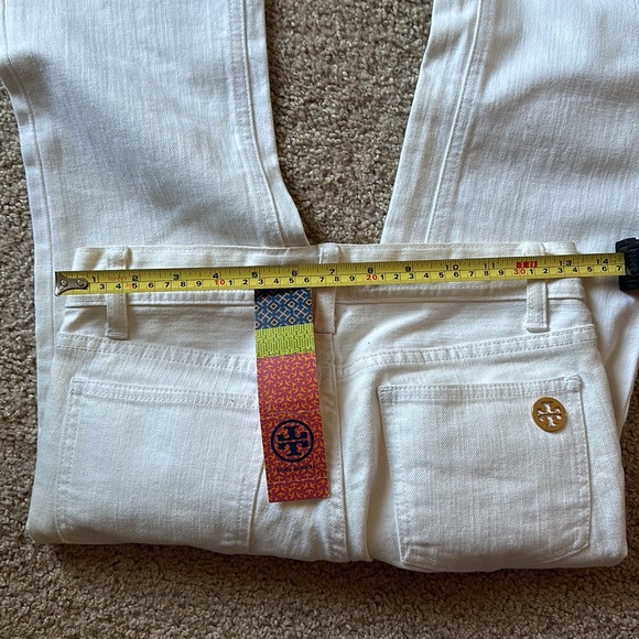 Tory Burch White Denim Pants! - Picture 12 of 13